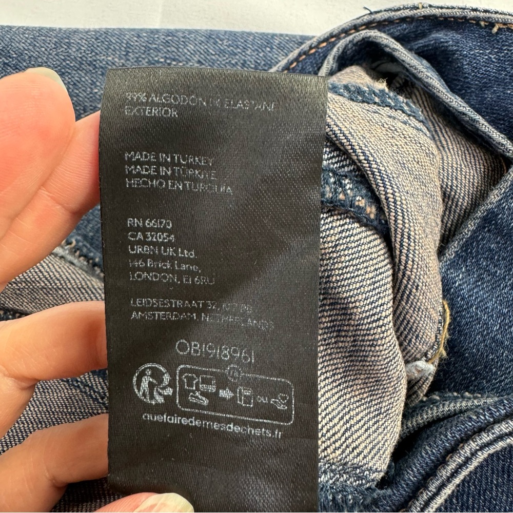 We the free buckle waist jeans dark wash size 29 - Picture 7 of 13